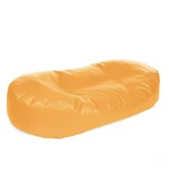 Faux Leather Sofa Bed Bean Bag - Replacement Cover -Bean Bag Chairs Store faux leather sofa bed bean bag sunflower yellow 1 1