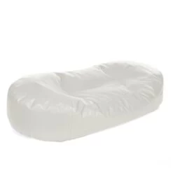 Faux Leather Sofa Bed Bean Bag - Replacement Cover -Bean Bag Chairs Store faux leather sofa bed bean bag white 1 1