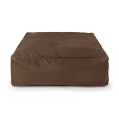 Faux Leather Square Bean Bag 18 Faux Leather Square Bean Bag -Bean Bag Chairs Store faux leather square bean bag chocolate brown 1