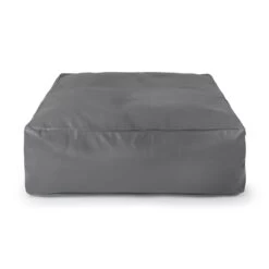 Faux Leather Square Bean Bag 21 Faux Leather Square Bean Bag -Bean Bag Chairs Store faux leather square bean bag grey 1