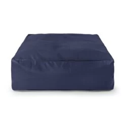Faux Leather Square Bean Bag 23 Faux Leather Square Bean Bag -Bean Bag Chairs Store faux leather square bean bag navy blue 1