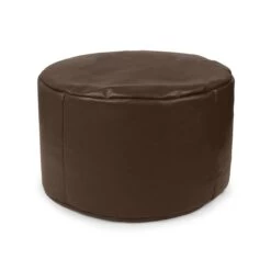 Faux Leather Stool Bean Bag 24 Faux Leather Stool Bean Bag -Bean Bag Chairs Store faux leather stool bean bag chocolate brown 1