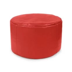 Faux Leather Stool Bean Bag 32 Faux Leather Stool Bean Bag -Bean Bag Chairs Store faux leather stool bean bag red 1