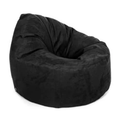 Faux Suede Bean Bag Chair - Replacement Cover 12 Faux Suede Bean Bag Chair - Replacement Cover -Bean Bag Chairs Store faux suede bean bag chair black 1 1