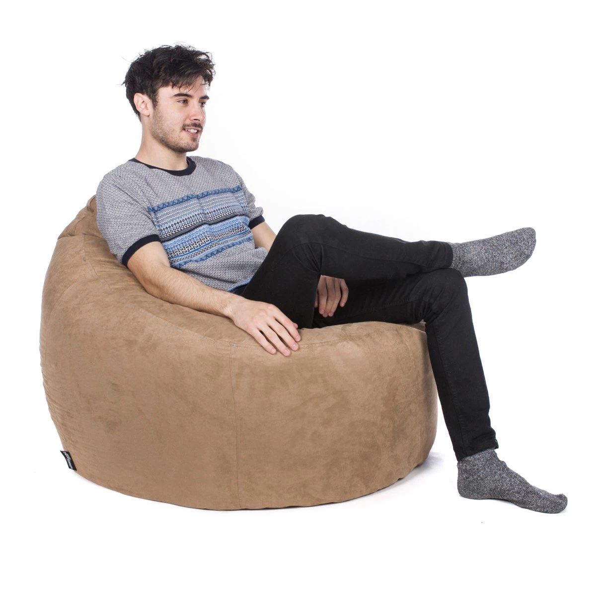 Faux Suede Bean Bag Chair - Replacement Cover 4 Faux Suede Bean Bag Chair - Replacement Cover - Image 2