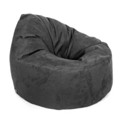 Faux Suede Bean Bag Chair - Replacement Cover 13 Faux Suede Bean Bag Chair - Replacement Cover -Bean Bag Chairs Store faux suede bean bag chair grey 1 1
