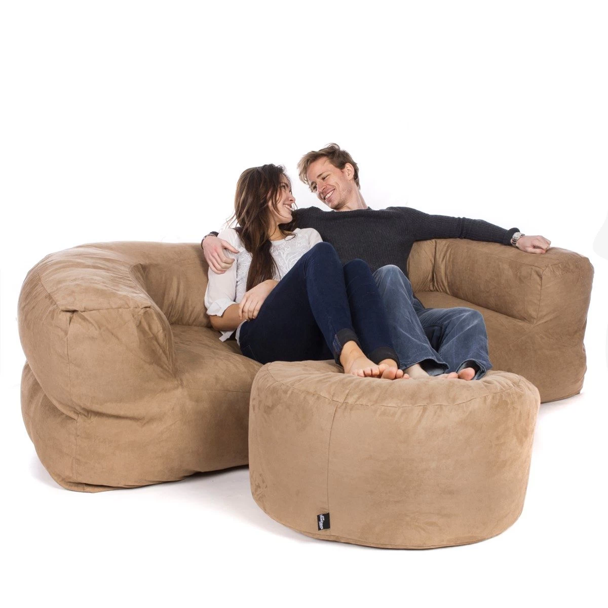 Faux Suede Couch Bean Bag 3 Faux Suede Couch Bean Bag