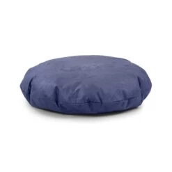 Faux Suede Cushion Bean Bag - Round -Bean Bag Chairs Store faux suede cushion bean bag round ocean blue 1