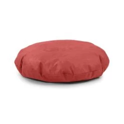Faux Suede Cushion Bean Bag - Round -Bean Bag Chairs Store faux suede cushion bean bag round raspberry 1