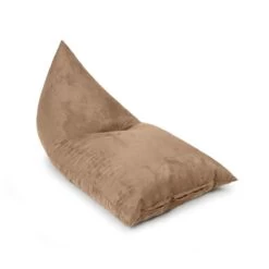 Faux Suede Deck Chair Bean Bag 22 Faux Suede Deck Chair Bean Bag -Bean Bag Chairs Store faux suede deck chair bean bag caramel 1
