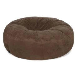 Faux Suede Ingot Bean Bag -Bean Bag Chairs Store faux suede ingot bean bag mocha 1