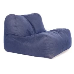 Faux Suede LayZ Bean Bag - Replacement Cover 15 Faux Suede LayZ Bean Bag - Replacement Cover -Bean Bag Chairs Store faux suede layz bean bag ocean blue 1 1