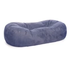 Faux Suede Lounger Bean Bag -Bean Bag Chairs Store faux suede lounger bean bag ocean blue 1