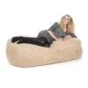Faux Suede Lounger Bean Bag 2 Faux Suede Lounger Bean Bag -Bean Bag Chairs Store faux suede lounger bean bag sand 1