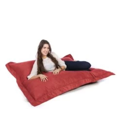 Faux Suede Oxford Cushion Bean Bag - Replacement Cover 20 Faux Suede Oxford Cushion Bean Bag - Replacement Cover -Bean Bag Chairs Store faux suede oxford cushion bean bag raspberry 1 1