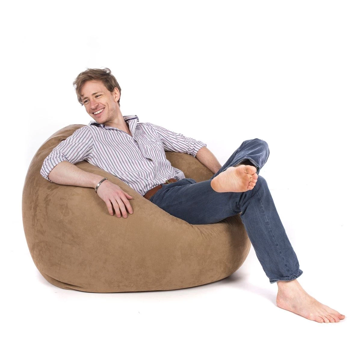 Faux Suede Retro Classic Bean Bag 3 Faux Suede Retro Classic Bean Bag
