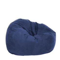 Faux Suede Retro Classic Bean Bag 16 Faux Suede Retro Classic Bean Bag -Bean Bag Chairs Store faux suede retro classic bean bag ocean blue 1