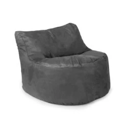 Faux Suede Seat Bean Bag - Replacement Cover 16 Faux Suede Seat Bean Bag - Replacement Cover -Bean Bag Chairs Store faux suede seat bean bag grey 1 1