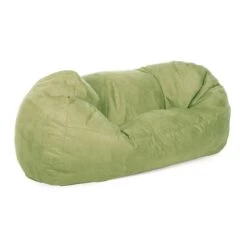Faux Suede Settee Bean Bag - Replacement Cover 14 Faux Suede Settee Bean Bag - Replacement Cover -Bean Bag Chairs Store faux suede settee bean bag lime green 1 1