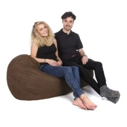 Faux Suede Settee Bean Bag