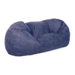 Faux Suede Settee Bean Bag 15 Faux Suede Settee Bean Bag -Bean Bag Chairs Store faux suede settee bean bag ocean blue 1