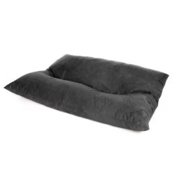 Faux Suede Slab Bean Bag - Replacement Cover -Bean Bag Chairs Store faux suede slab bean bag grey 1 1