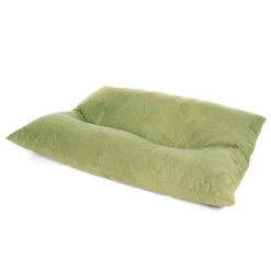 Faux Suede Slab Bean Bag - Replacement Cover -Bean Bag Chairs Store faux suede slab bean bag lime green 1 1
