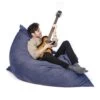 Faux Suede Slab Bean Bag - Replacement Cover -Bean Bag Chairs Store faux suede slab bean bag ocean blue 1 1