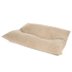 Faux Suede Slab Bean Bag -Bean Bag Chairs Store faux suede slab bean bag sand 1