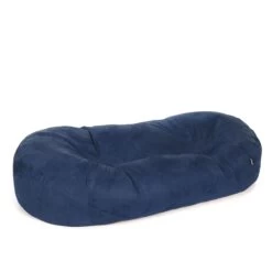 Faux Suede Sofa Bed Bean Bag - Replacement Cover -Bean Bag Chairs Store faux suede sofa bed bean bag ocean blue 1 1