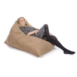 Faux Suede Tri-Gamer Bean Bag 21 Faux Suede Tri-Gamer Bean Bag -Bean Bag Chairs Store faux suede tri gamer bean bag caramel 1
