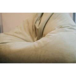 Faux Suede Tri-Gamer Bean Bag - Replacement Cover -Bean Bag Chairs Store faux suede tri gamer bean bag closeup 1