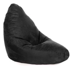 Faux Suede Wedgie Bean Bag 12 Faux Suede Wedgie Bean Bag -Bean Bag Chairs Store faux suede wedgie bean bag black 1