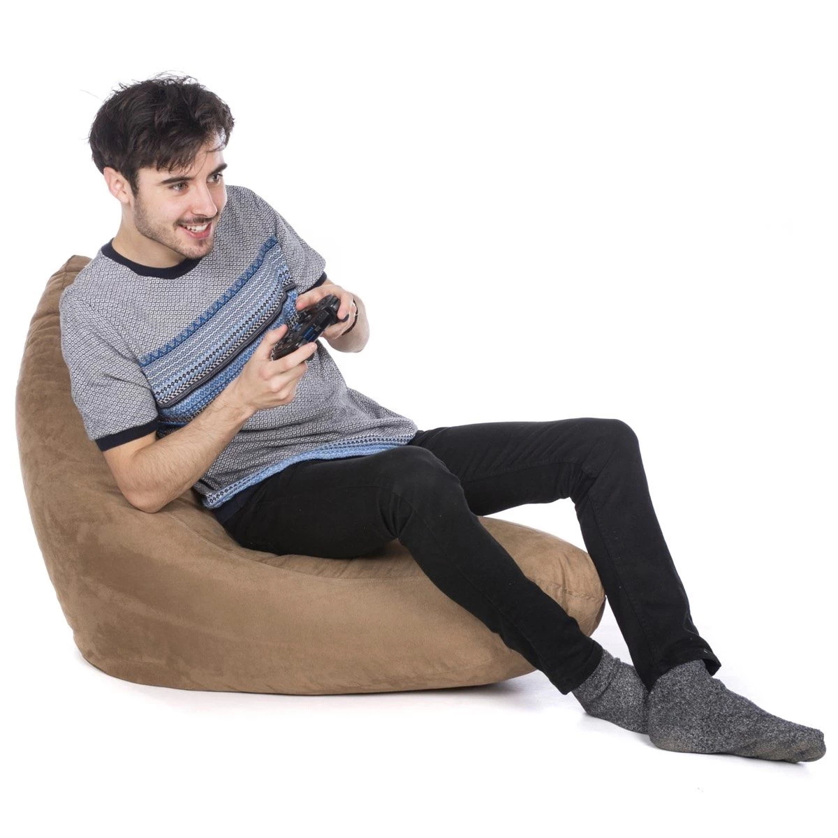 Faux Suede Wedgie Bean Bag - Replacement Cover 4 Faux Suede Wedgie Bean Bag - Replacement Cover - Image 2