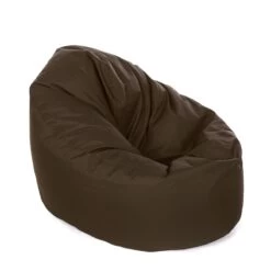 Indoor/Outdoor Bean Bag Chair - Replacement Cover -Bean Bag Chairs Store indoor outdoor bean bag chair brown 1 1