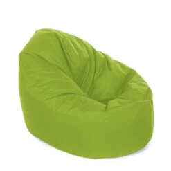 Indoor/Outdoor Bean Bag Chair - Replacement Cover -Bean Bag Chairs Store indoor outdoor bean bag chair lime green 1 1