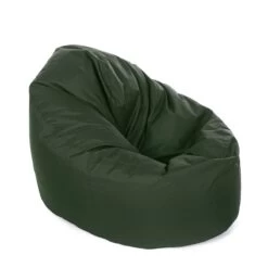 Indoor/Outdoor Bean Bag Chair -Bean Bag Chairs Store indoor outdoor bean bag chair olive green 1