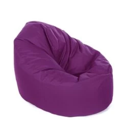 Indoor/Outdoor Bean Bag Chair -Bean Bag Chairs Store indoor outdoor bean bag chair purple 1