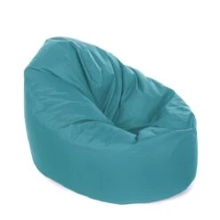 Indoor/Outdoor Bean Bag Chair - Replacement Cover -Bean Bag Chairs Store indoor outdoor bean bag chair sky blue 1 1