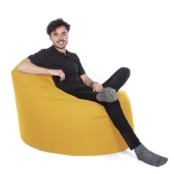 Indoor/Outdoor Bean Bag Chair -Bean Bag Chairs Store indoor outdoor bean bag chair sunflower yellow 1