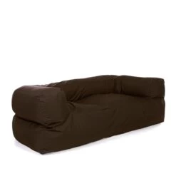 Indoor/Outdoor Couch Bean Bag - Replacement Cover -Bean Bag Chairs Store indoor outdoor couch bean bag brown 1 1