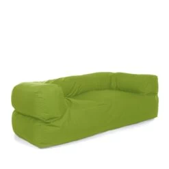 Indoor/Outdoor Couch Bean Bag - Replacement Cover -Bean Bag Chairs Store indoor outdoor couch bean bag lime green 1 1