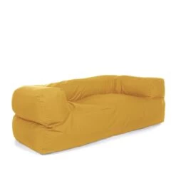 Indoor/Outdoor Couch Bean Bag - Replacement Cover -Bean Bag Chairs Store indoor outdoor couch bean bag sunflower yellow 1 1