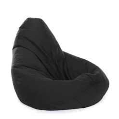 Indoor/Outdoor Hi-Back Gamer Bean Bag -Bean Bag Chairs Store indoor outdoor hi back gamer bean bag black 1