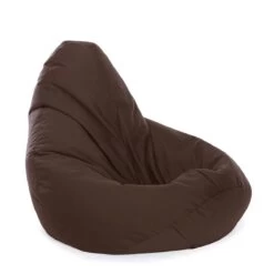 Indoor/Outdoor Hi-Back Gamer Bean Bag -Bean Bag Chairs Store indoor outdoor hi back gamer bean bag brown 1