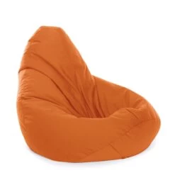 Indoor/Outdoor Hi-Back Gamer Bean Bag - Replacement Cover -Bean Bag Chairs Store indoor outdoor hi back gamer bean bag orange 1 1