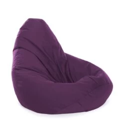Indoor/Outdoor Hi-Back Gamer Bean Bag - Replacement Cover -Bean Bag Chairs Store indoor outdoor hi back gamer bean bag purple 1 1