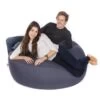 Indoor/Outdoor Ingot Bean Bag -Bean Bag Chairs Store indoor outdoor ingot bean bag navy blue 1