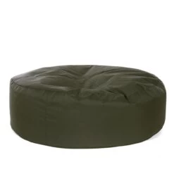Indoor/Outdoor Ingot Bean Bag -Bean Bag Chairs Store indoor outdoor ingot bean bag olive green 1