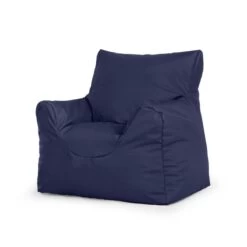 Indoor/Outdoor Kids Armchair Bean Bag 34 Indoor/Outdoor Kids Armchair Bean Bag -Bean Bag Chairs Store indoor outdoor kids armchair bean bag navy blue 1